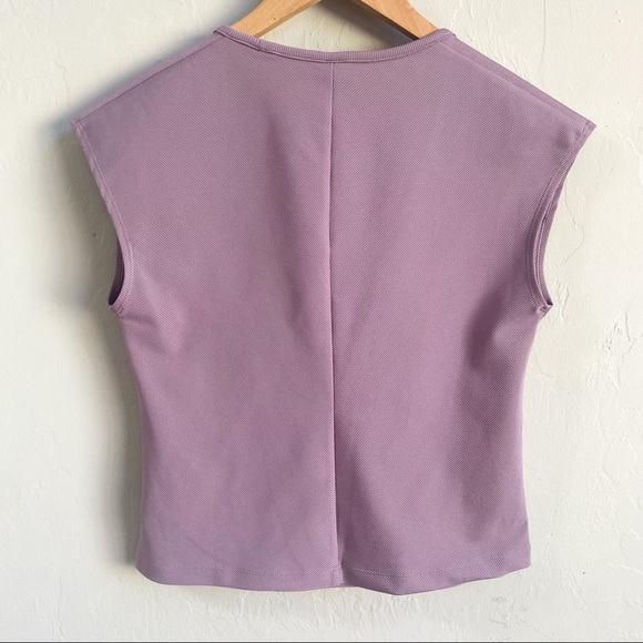 Athleta Bayview Purple Tee Shirt - Picture 4 of 7